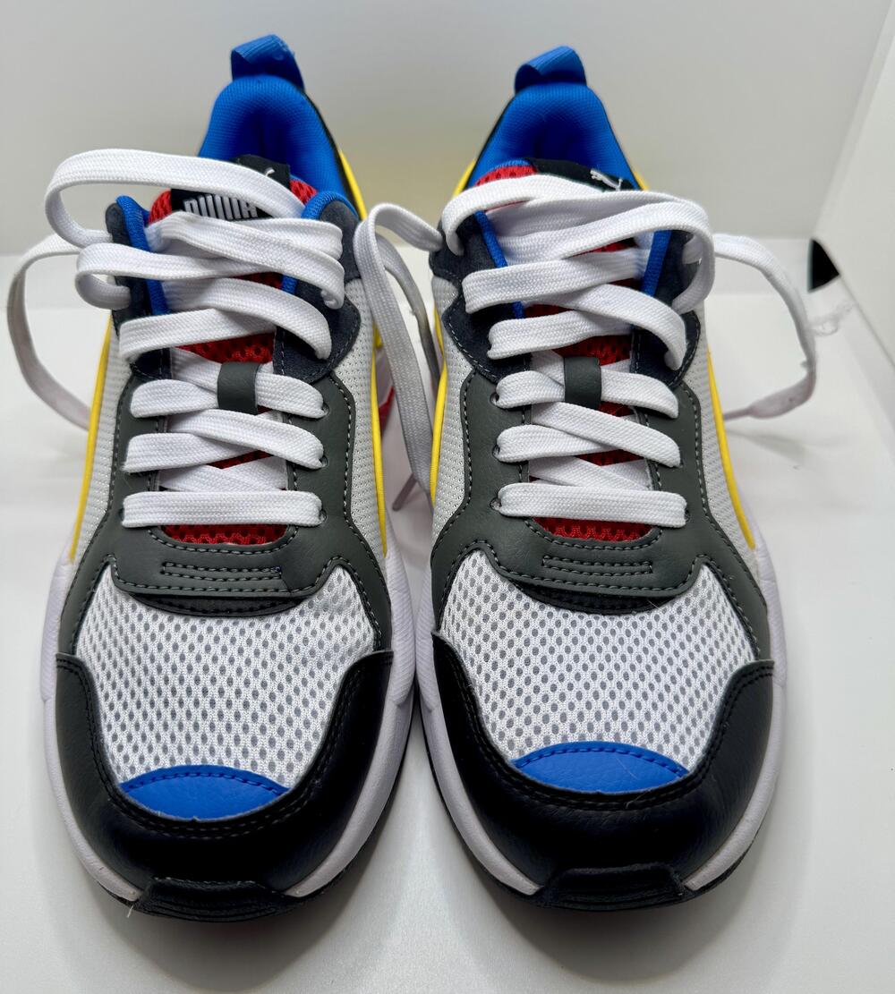 Puma X-Ray 2 Square Shoes Mens Size 7 White Multicolor SoftFoam Sneakers